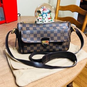 Louis Vuitton Brown Checkered Crossbody Bag